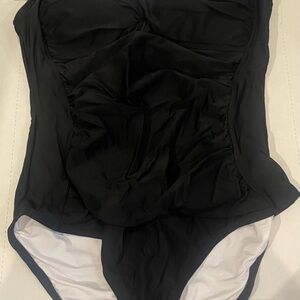 Black One-Piece Swimsuit